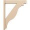 Ekena Millwork 5 1/2-in W x 28-in D x 36-in H Funston Block Rough Cedar Woodgrain TimberThane Outlooker, Primed Tan OUTUR055X28X36FST44RCPR - alternate 5